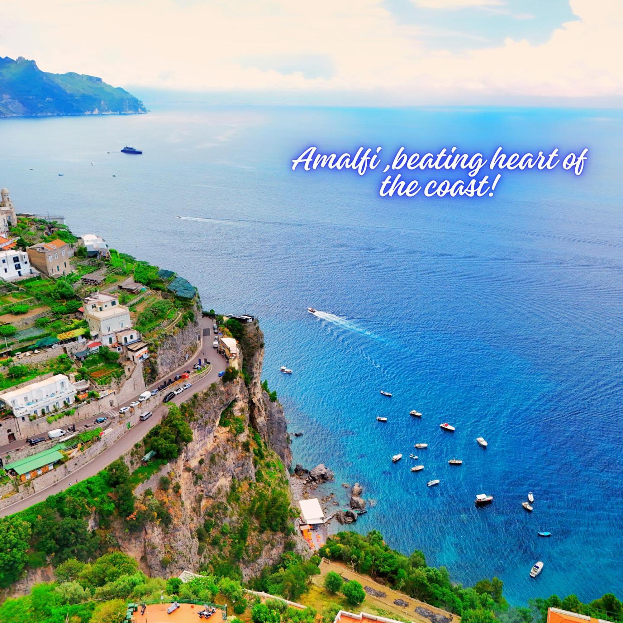 La Saracena-Traditional Amalfi Villa With Sea View Амальфи Экстерьер фото